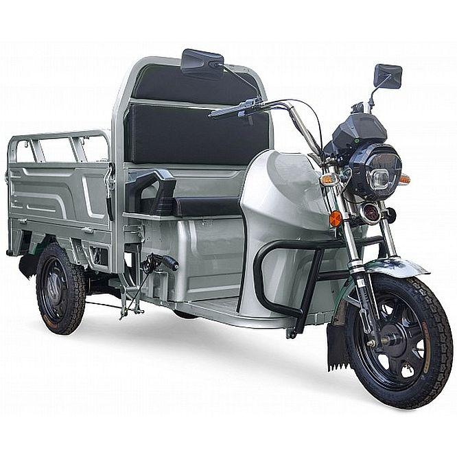 Грузовой электроскутер Eltreco Rutrike Вояж К1 1200 60V800W (серебристый) - фото 1 - id-p176746050