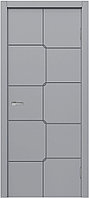 Двери эмаль ДЭ 10-66 Межкомнатная дверь эмаль Серый