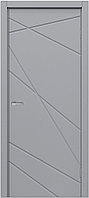 Двери эмаль ДЭ 10-72 Межкомнатная дверь эмаль Серый