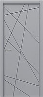 Двери эмаль ДЭ 10-74 Межкомнатная дверь эмаль Серый
