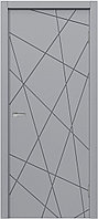 Двери эмаль ДЭ 10-75 Межкомнатная дверь эмаль Серый