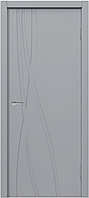 Двери эмаль ДЭ 11-01 Межкомнатная дверь эмаль Серый