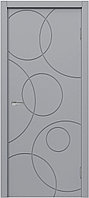 Двери эмаль ДЭ 11-11 Межкомнатная дверь эмаль Серый