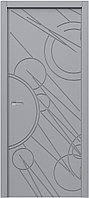 Двери эмаль ДЭ 11-14 Межкомнатная дверь эмаль Серый