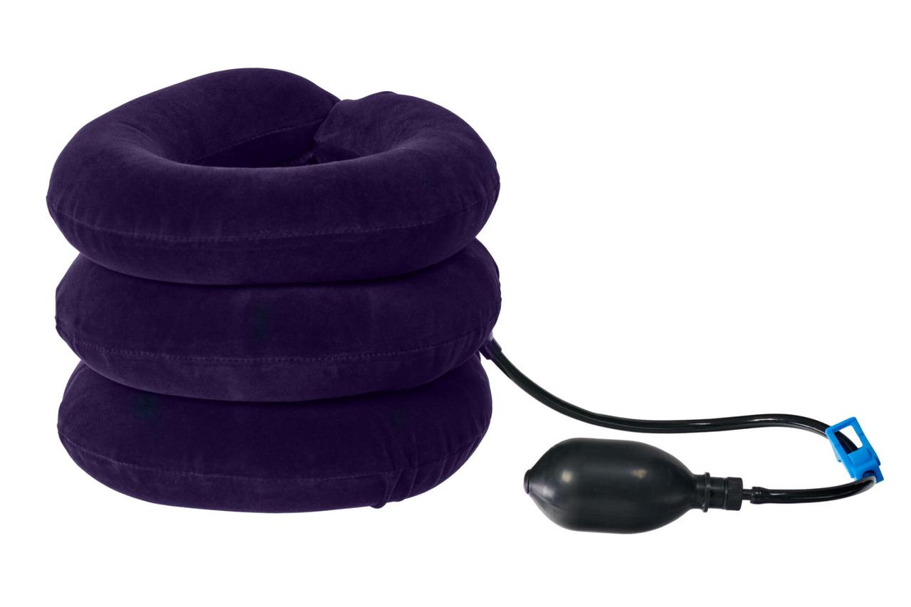Подушка массажная надувная для шеи (вытягивание,расслабление шейных мышц) - фото 2 - id-p184100871