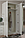 Шкаф 2-дверный распашной (платяной) Аврора Империал белый, фото 2