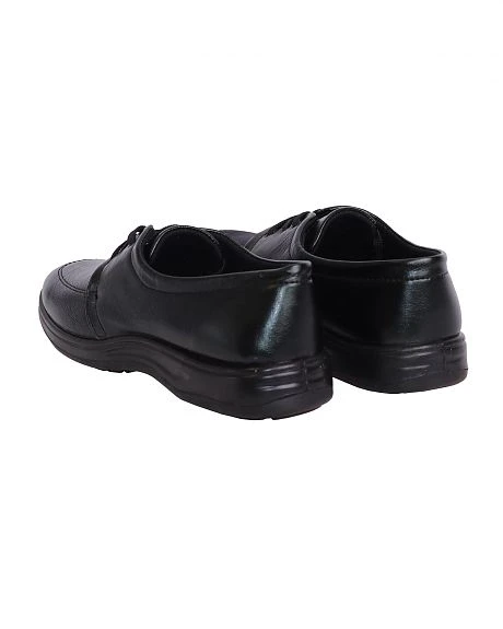 Туфли мужские на шнуровке черные иск. кожа - фото 3 - id-p127416718