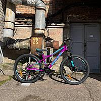 Горный велосипед Magnum Ideal 27.5 фиолетовый/голубой