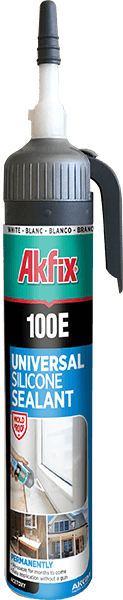 Универсальный силиконовый герметик Akfix 100E белый 50г CA112 - фото 5 - id-p184111206