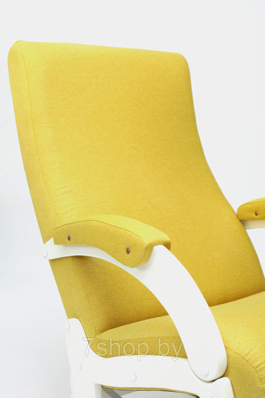 Кресло-качалка Бастион-1м Bahama yellow ноги белые - фото 2 - id-p184122371