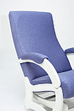 Кресло-качалка Бастион-1м Bahama iris ноги белые, фото 2