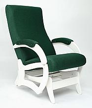 Кресло-качалка Бастион-1м Bahama emerald ноги белые