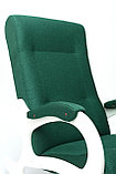 Кресло-качалка Бастион-2 Bahama emerald ноги белые, фото 2