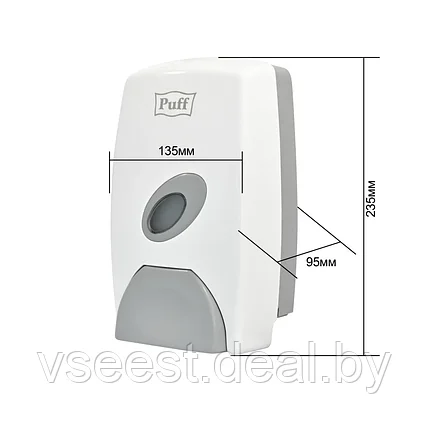 Дозатор для жидкого мыла Puff-8115 (1000 мл), фото 2