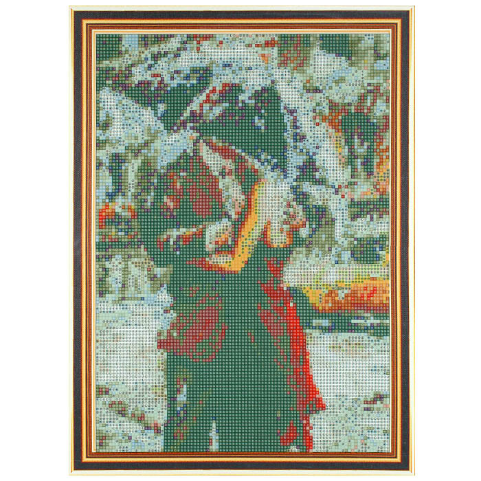 Алмазная живопись "Darvish" 30*40см Под дождём - фото 2 - id-p184123623