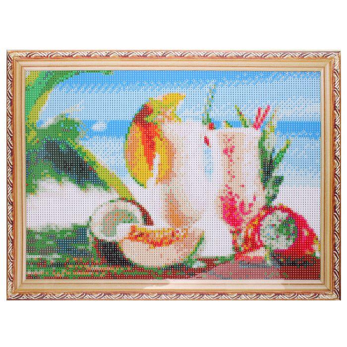 Алмазная живопись "Darvish" 30*40см Тропические фрукты - фото 3 - id-p184123689