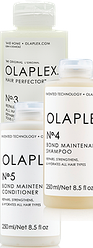 Комплект Олаплекс эликсир + шампунь + кондиционер (100+250+250 ml) для интенсивного восстановления волос -