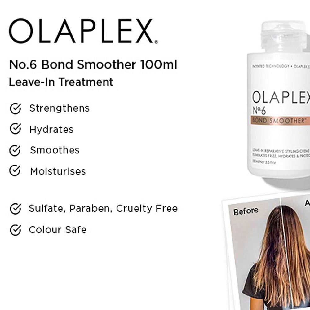 Крем Олаплекс 6 - несмываемый для интенсивного восстановления окрашенных волос 100ml - Olaplex No6 Smoother - фото 5 - id-p135113269