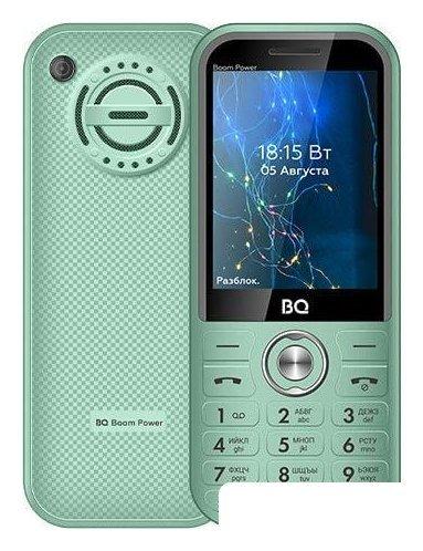 Кнопочный телефон BQ-Mobile BQ-2826 Boom Power (зеленый)