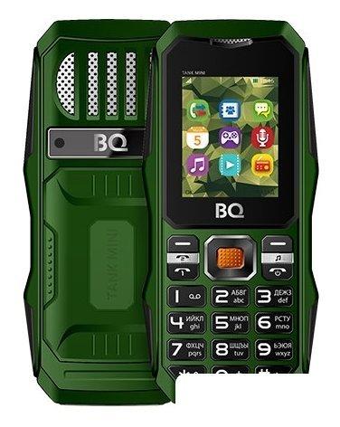 Кнопочный телефон BQ-Mobile BQ-1842 Tank mini (зеленый)