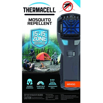 Прибор от комаров ThermaCELL MR-450X с запасным набором, серо-черный, армированный - фото 4 - id-p184162197