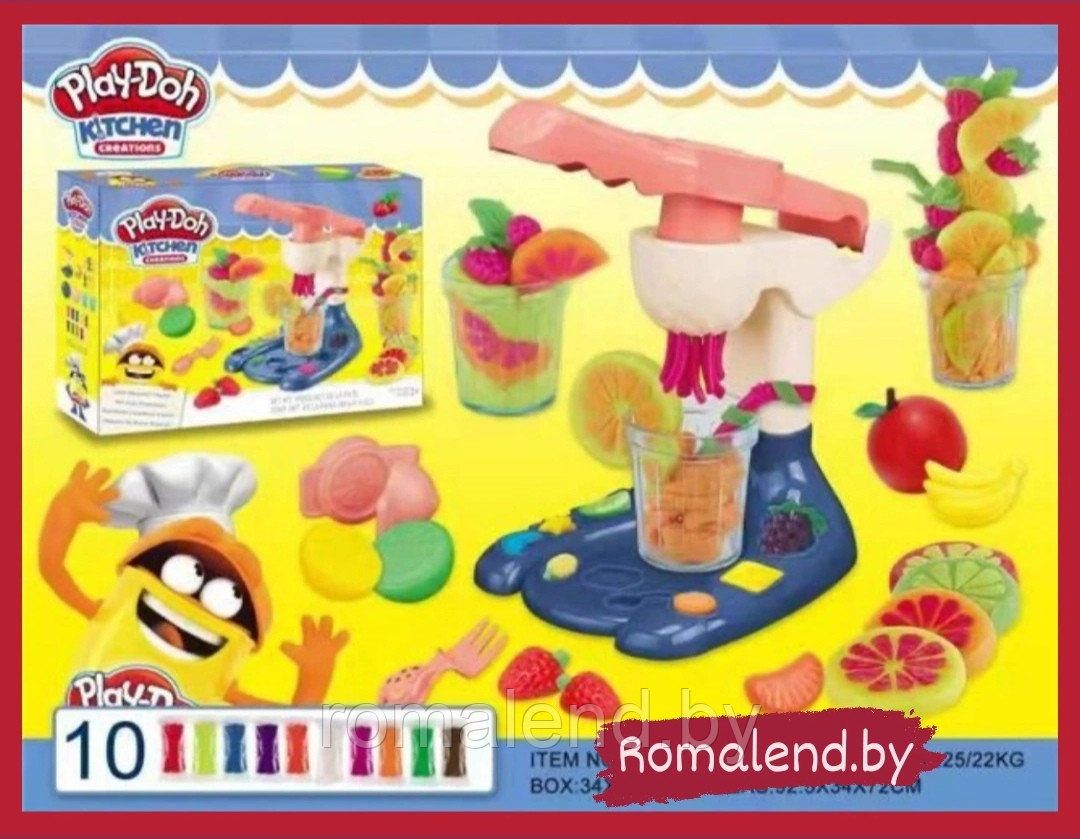 Игровой набор Play-Doh "Фруктовый коктейль " - фото 1 - id-p184162602