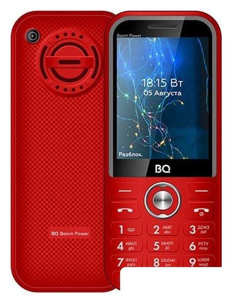 Кнопочный телефон BQ-Mobile BQ-2826 Boom Power (красный)