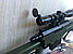 Игрушка детская Снайперская Винтовка пневматическая 109 см с оптическим прицелом (линза), фото 7