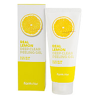 Пилинг-гель с экстрактом лимона Farm Stay Real Lemon Deep Clear Peeling Gel 100ml