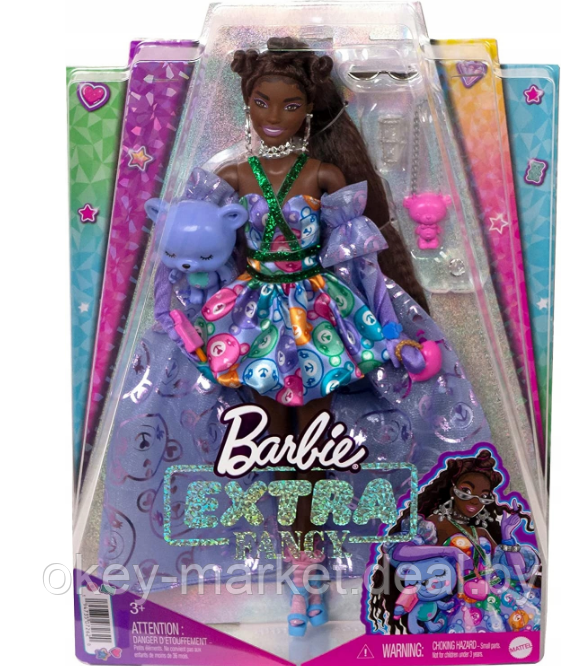 Кукла Barbie Экстра Fancy с мишкой HHN13 - фото 2 - id-p184174244