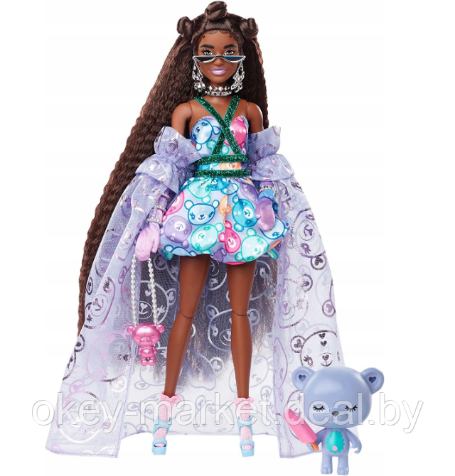 Кукла Barbie Экстра Fancy с мишкой HHN13 - фото 5 - id-p184174244