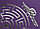 Тетрадь общая А5, 48 л. на скобе Total Lilac. «Лабиринты» 160*200 мм, клетка, ассорти, фото 2