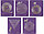 Тетрадь общая А5, 48 л. на скобе Total Lilac. «Лабиринты» 160*200 мм, клетка, ассорти, фото 4