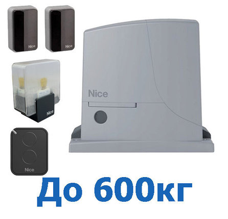 Комплект автоматики для откатных ворот NICE ROX600 KСЕ, фото 2