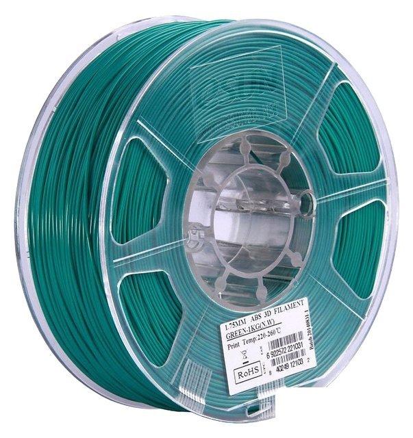 Пластик eSUN ABS 1.75 мм 1000 г (зеленый)