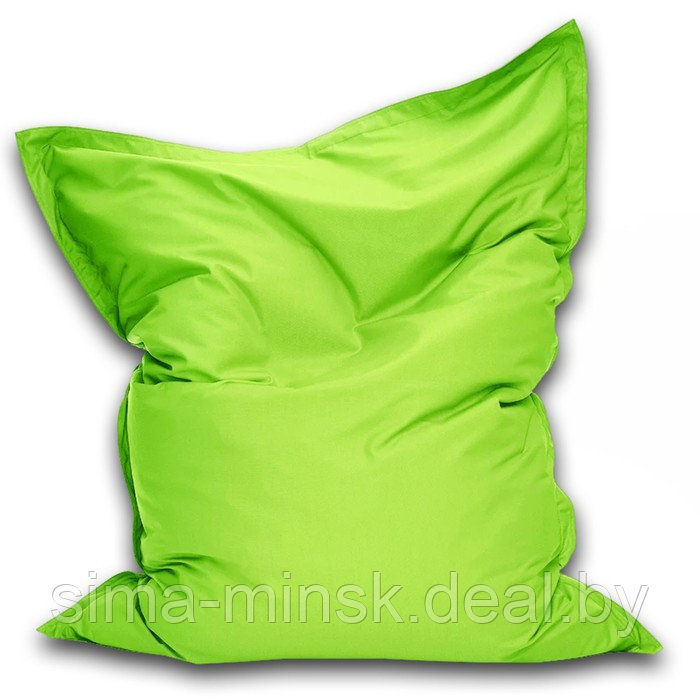 Кресло-мешок Мат мини, размер 120х140 см, ткань оксфорд, цвет салатовый неон - фото 1 - id-p184223728