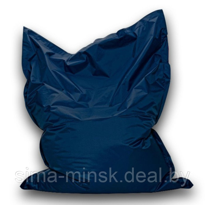 Кресло-мешок Мат мини, размер 120х140 см, ткань оксфорд, цвет тёмно-синий - фото 1 - id-p184223729