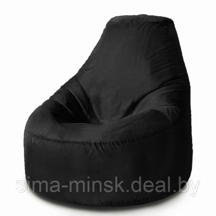 Кресло-мешок Комфорт, размер 90х115 см, ткань оксфорд, цвет чёрный - фото 1 - id-p184223915