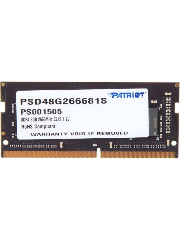 Patriot SL DDR4 8GB 2666MHz SODIMM EAN: 814914025574