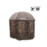 Зонт рыболовный 2.5m CAMO MISTRALL(D-250 см) NEW! (с шалью на 8 секторов, 3 окошка) КАМУФЛЯЖ