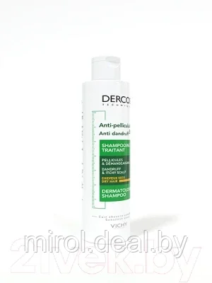 Шампунь для волос Vichy Dercos интенсивный против перхоти для сухих волос - фото 5 - id-p184240547