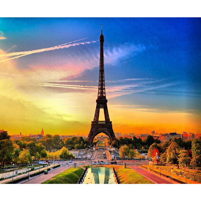 Алмазная живопись "Darvish" 40*50см Париж, фото 1