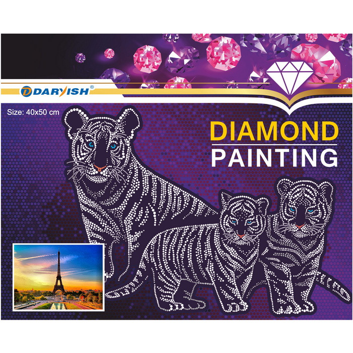 Алмазная живопись "Darvish" 40*50см Париж - фото 6 - id-p184245123