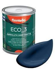 Краска ECO 3 матовая, для стен и потолков, моющаяся (2,7 л) 3,9 кг (Finntella, Финляндия) - фото 2 - id-p184245180
