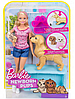 Игровой набор Barbie Кукла и собака с новорожденными щенками  FDD43, фото 2