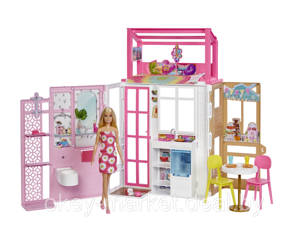 Игровой набор Barbie Домик с куклой HCD48 - фото 1 - id-p90005107