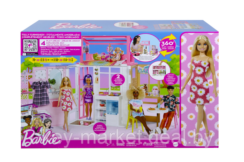 Игровой набор Barbie с мебелью и аксессуарами HCD47 - фото 10 - id-p184246680