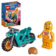 Lego Конструктор LEGO City Трюковый мотоцикл с цыплёнком 60310