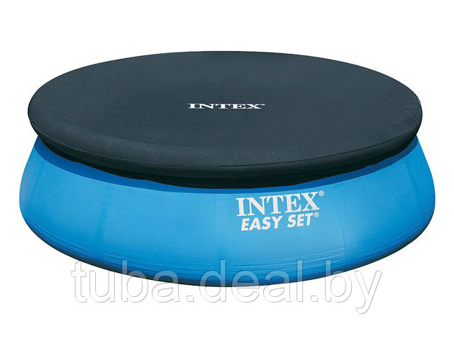 Тент-чехол для бассейнов Easy Set, 244x30 см, INTEX - фото 1 - id-p184250058