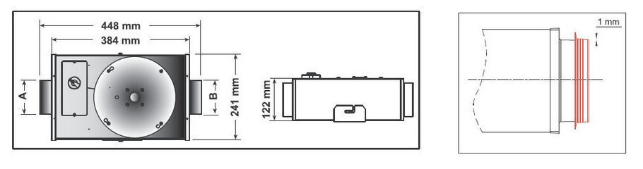 Канальный вентилятор E-BOX micro Т-Reg 125 - фото 4 - id-p22950966